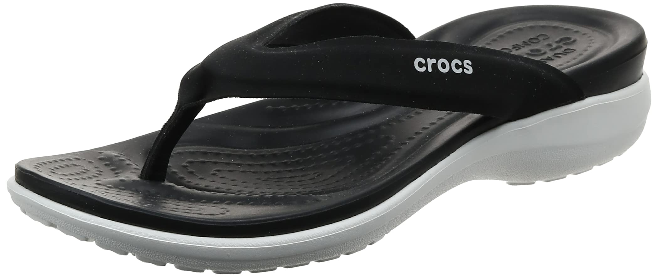 Crocs Women's Capri V Sporty Flip Flops - Comfortable Lightweight Sandals for Beach, Pool & Casual Wear