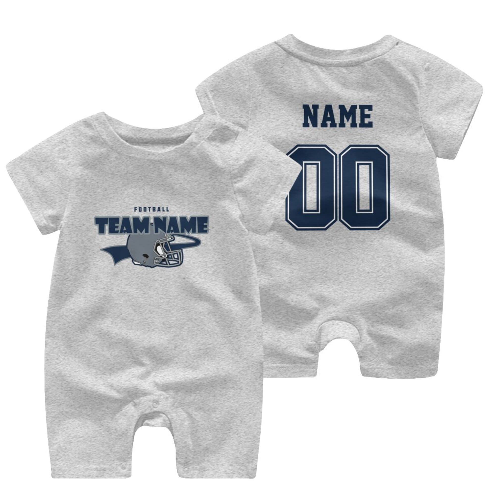 ANTKING Personalized Baby Bodysuit - Custom Name & Number Outfit for Boys & Girls | Perfect Baby Shower Gift & Newborn Photo Shoot Outfit