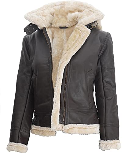 Marlyn - Brown Shearling Jacket