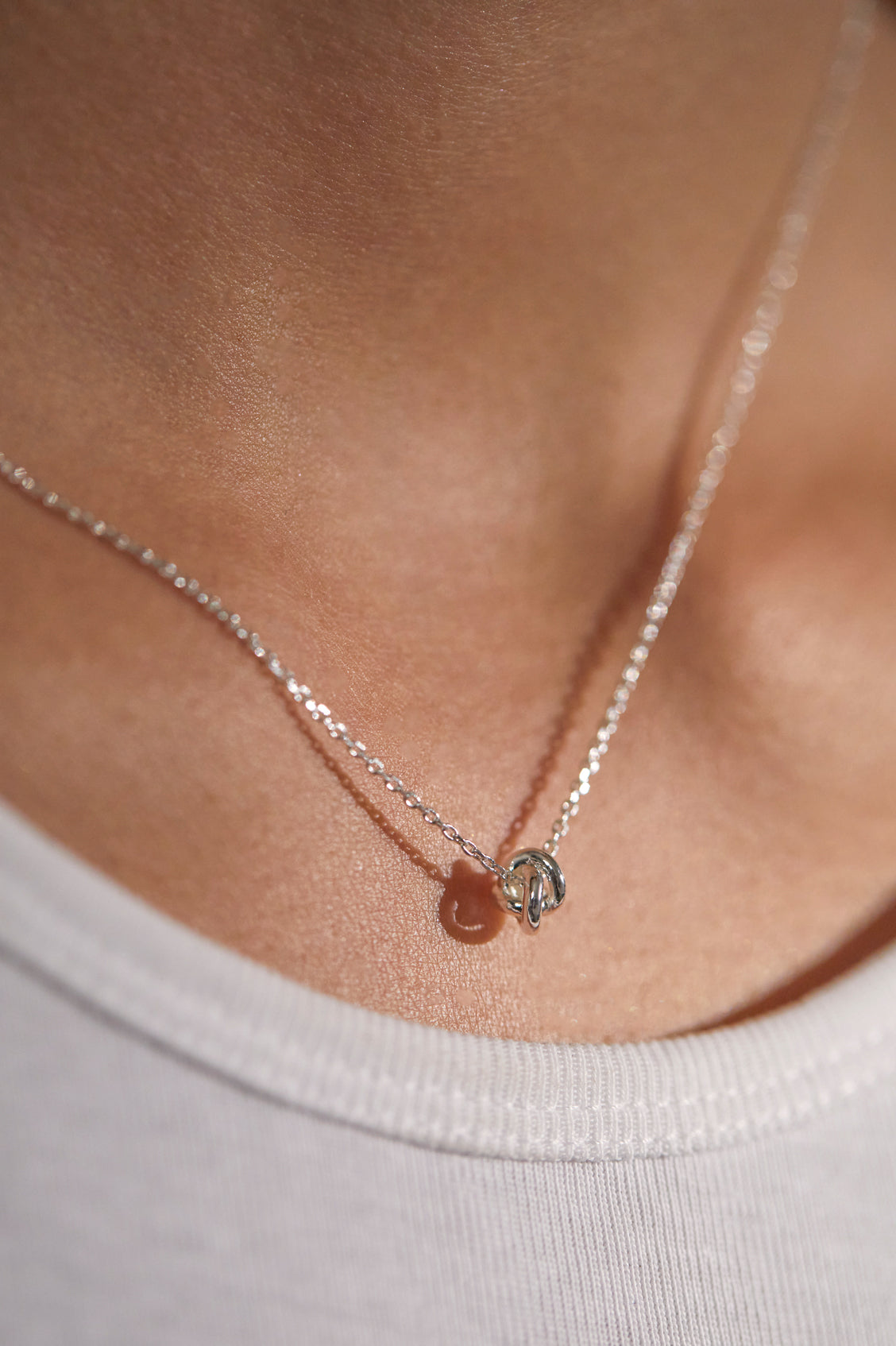 Knot Charm Necklace - Elegant Adjustable Jewelry for Women | Perfect for Everyday Wear, Date Nights & Special Occasions
