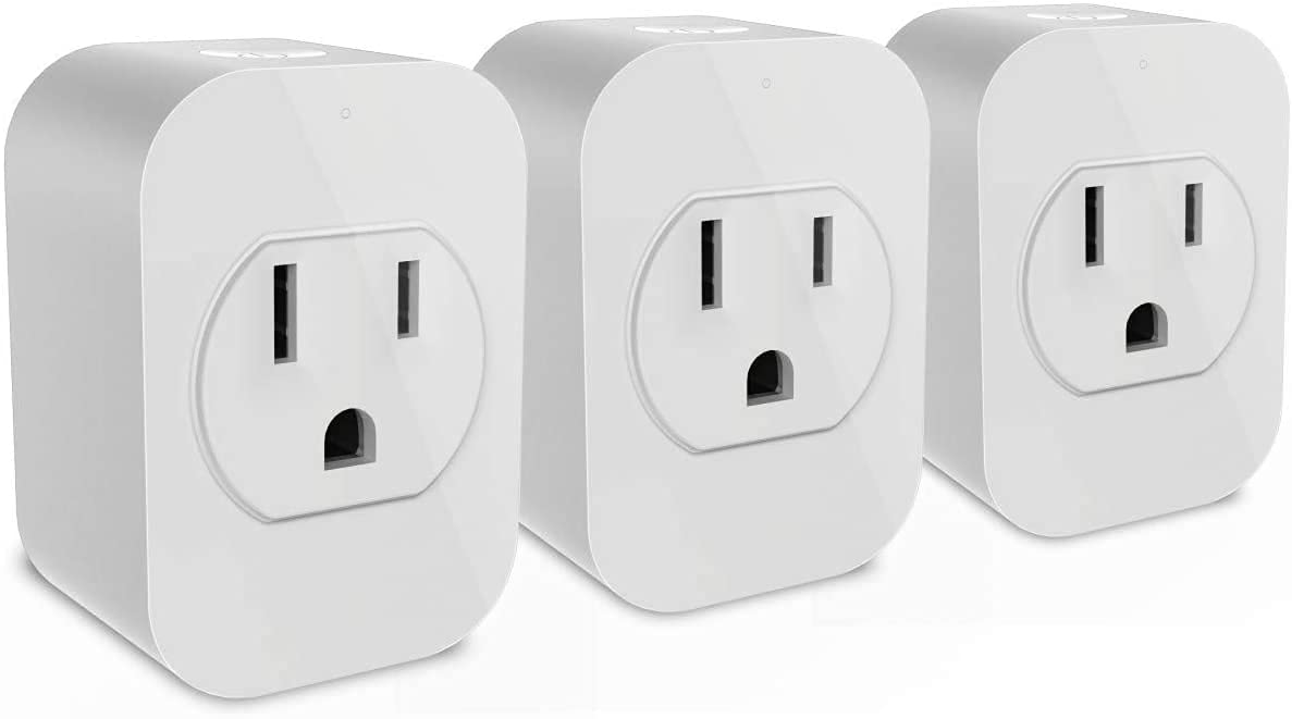 Eco4Life Smart Plug Mini WiFi Outlet - 3 Pack, Works with Alexa & Google Home, No Hub Required, Remote Control via App, Timer Function, UL Certified - Perfect for Home Automation & Smart Lighting Control
