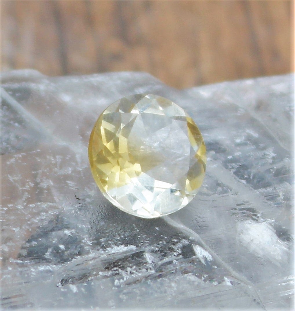 11x11mm Natural Citrine Round Faceted Gemstone for Jewelry Making - Perfect for Rings, Necklaces & DIY Craft Projects
