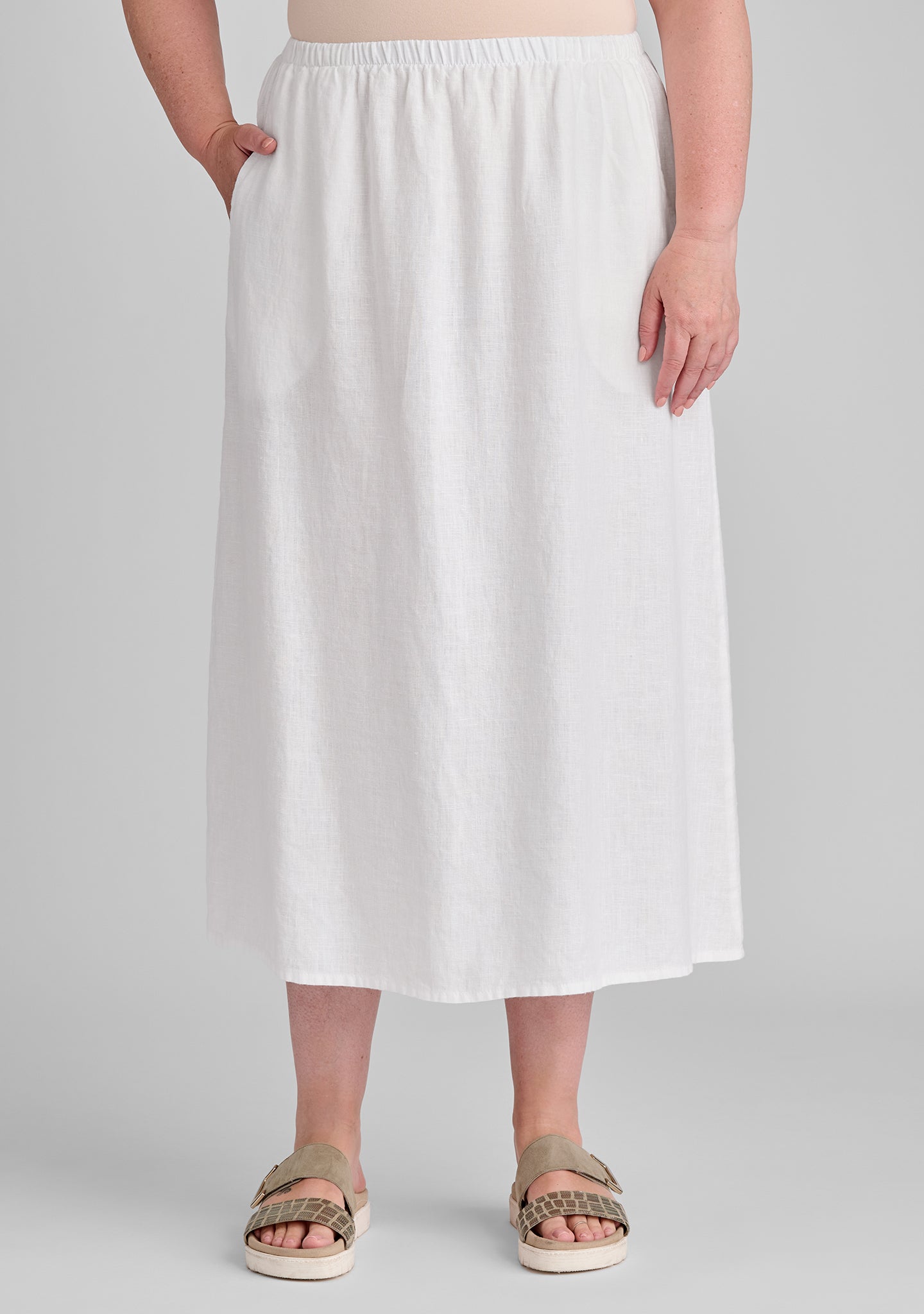 Go To Skirt - Women's Linen Maxi Skirt for Summer | Breathable & Flowy Long Skirt | Perfect for Beach, Vacation & Boho Style Outfits