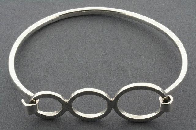 3-Pack Circle Closer Bangles - Adjustable Stackable Bracelets for Women | Perfect for Layering, Gifting & Everyday Wear