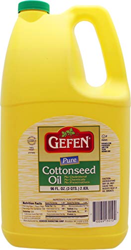 Pure Cottonseed Oil for Cooking & Baking - Non-GMO, High Smoke Point, Heart-Healthy - Perfect for Frying, Salad Dressings & Homemade Recipes