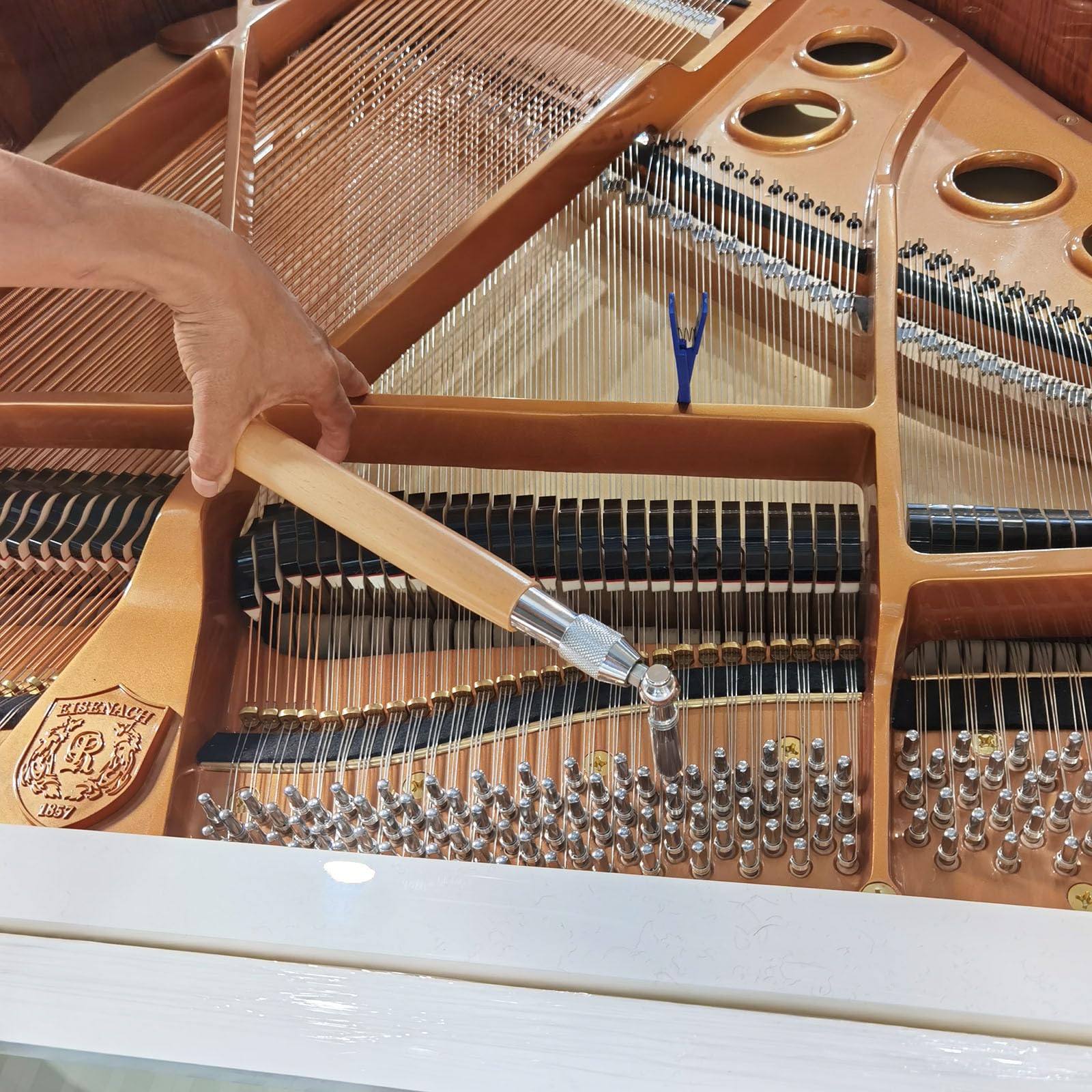 Professional Piano Tuning Kit - Retractable Wrench for Upright & Grand Pianos - Home Repair & Maintenance