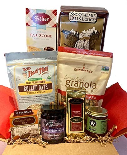 Northwest Breakfast Gift Box - Premium Assorted Breakfast Foods & Snacks - Perfect for Holidays, Corporate Gifts & Family Gatherings
