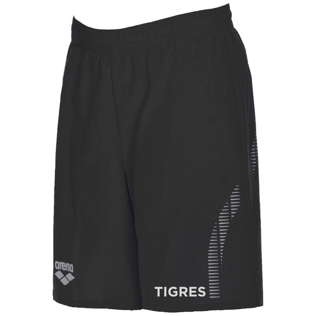 DIS Youth Team Line Long Bermuda Shorts with Logo - Comfortable Athletic Shorts for Boys & Girls - Perfect for Sports, Gym, and Casual Wear