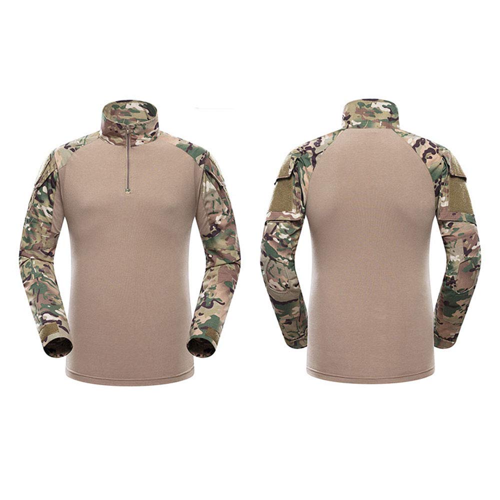 **Men's Tactical BDU Combat Uniform Set - Camouflage Hunting & Airsoft Shooting Shirt & Pants - Durable Outdoor Battle Dress for Military, Hunting & Tactical Training**    *(Perfect for Airsoft Games, Hunting Expeditions, Military Training & Outdoor Adventures)*
