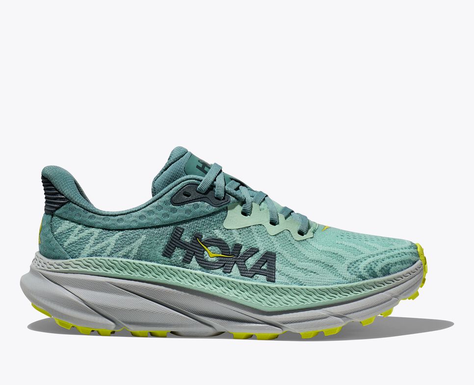 Women's ASICS Challenger 7 Running Shoes - Mist Green/Trellis - Lightweight & Cushioned for Trail Running & Outdoor Workouts