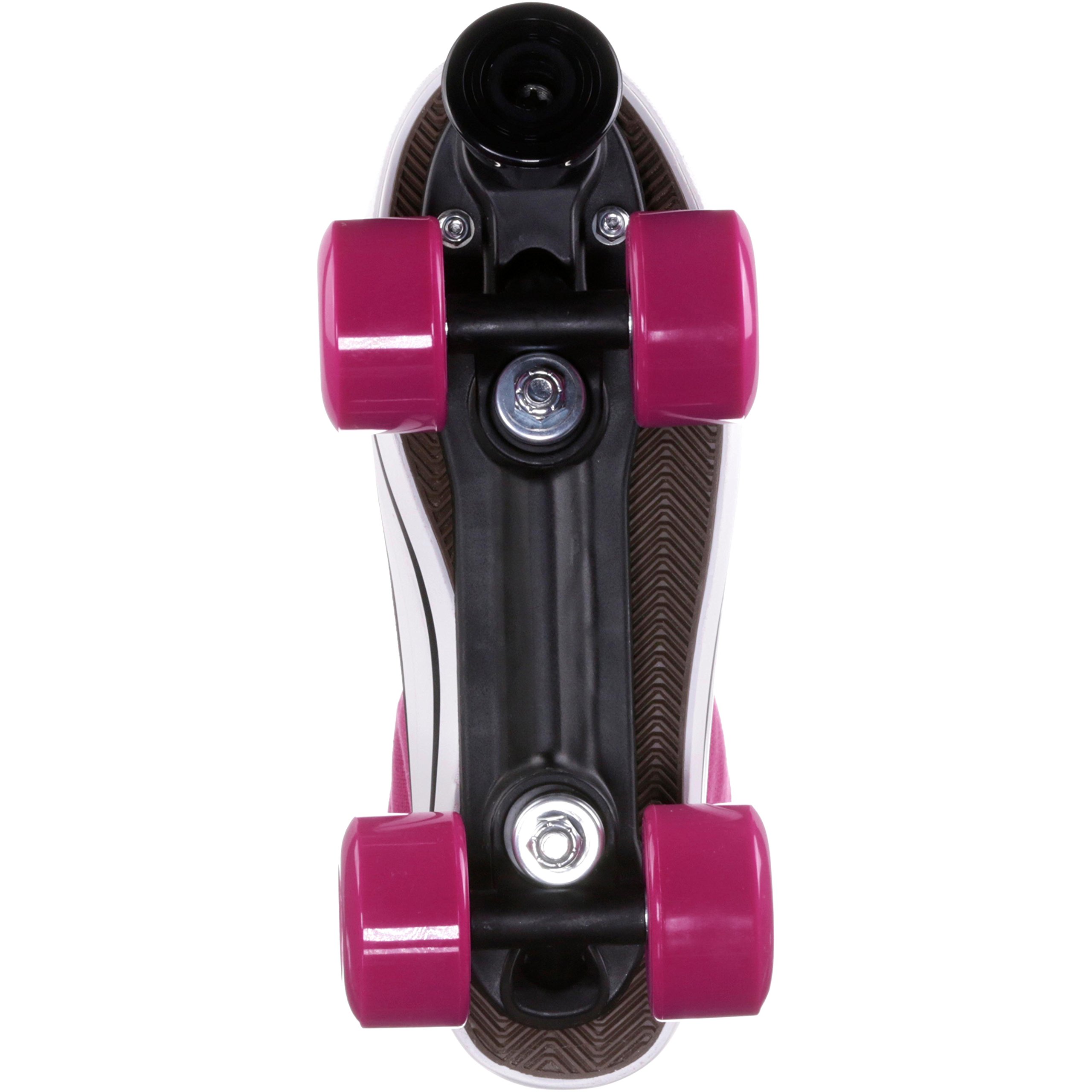 Roces Chuck Classic Roller Skates for Women & Men - Retro Style Quad Roller Skates with High Ankle Support - Perfect for Outdoor, Rink, Roller Disco & 80s Themed Parties