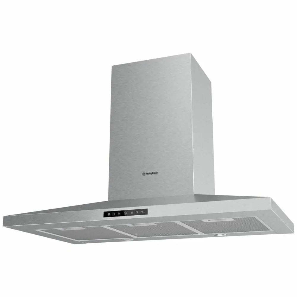 Westinghouse WRC914SC 90cm Stainless Steel Range Hood with Powerful Extraction - Perfect for Modern Kitchens & Open-Plan Living Spaces