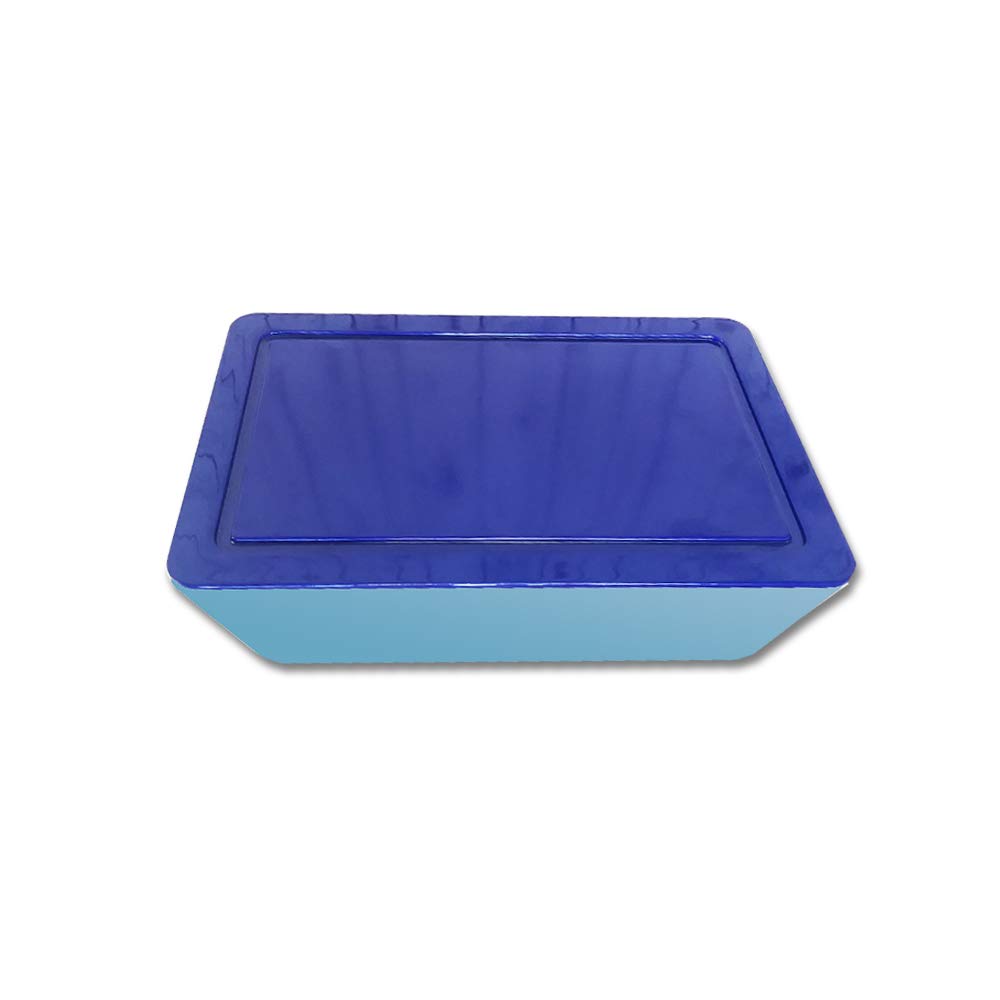 IMPULSE! Naples Bento Box with Lid - Leakproof Blue Lunch Container for Office, School & Picnic | Microwave & Dishwasher Safe