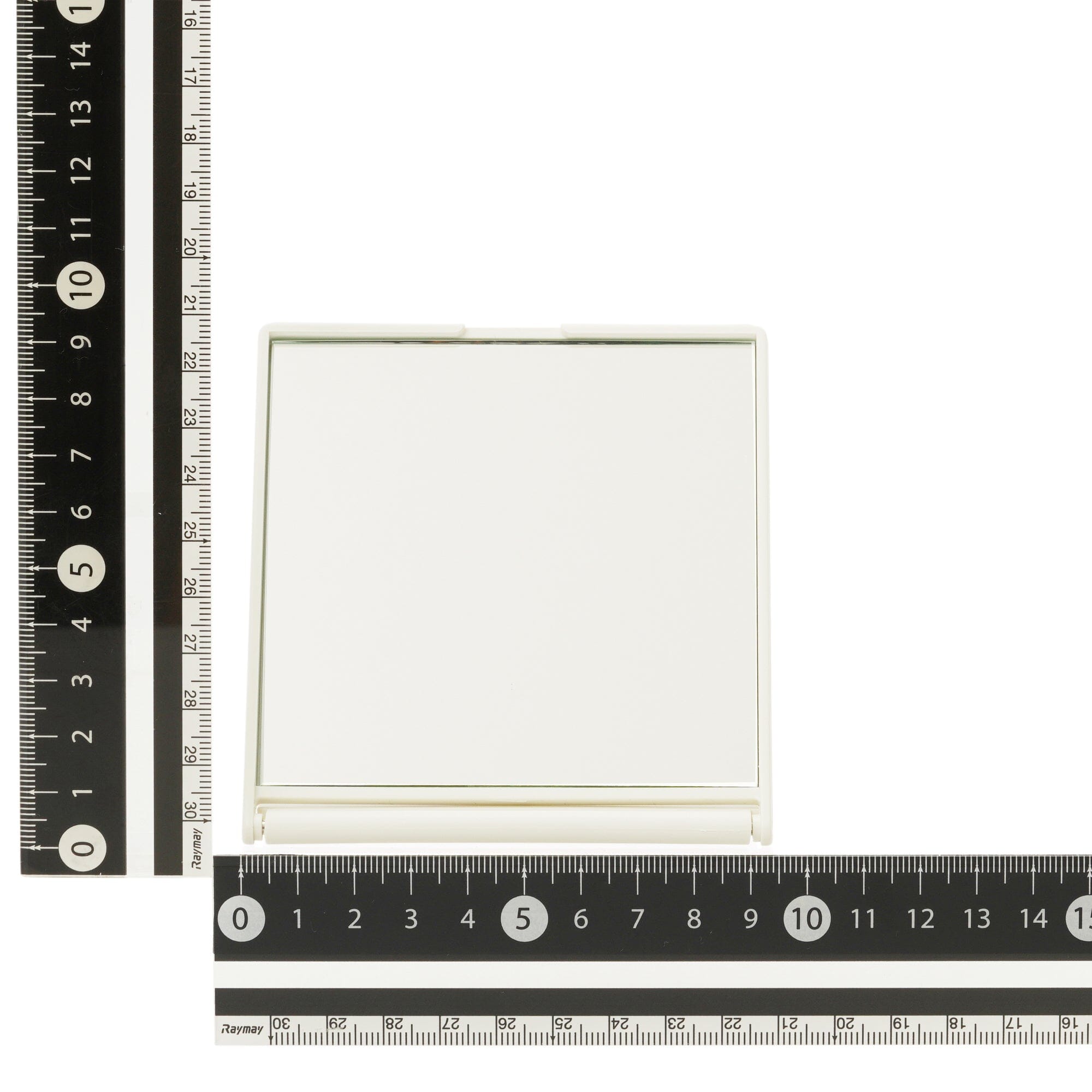 White Face Check Mirror with LED Light - Portable Makeup Mirror for Home, Travel & Vanity - Perfect for Makeup, Skincare & Grooming