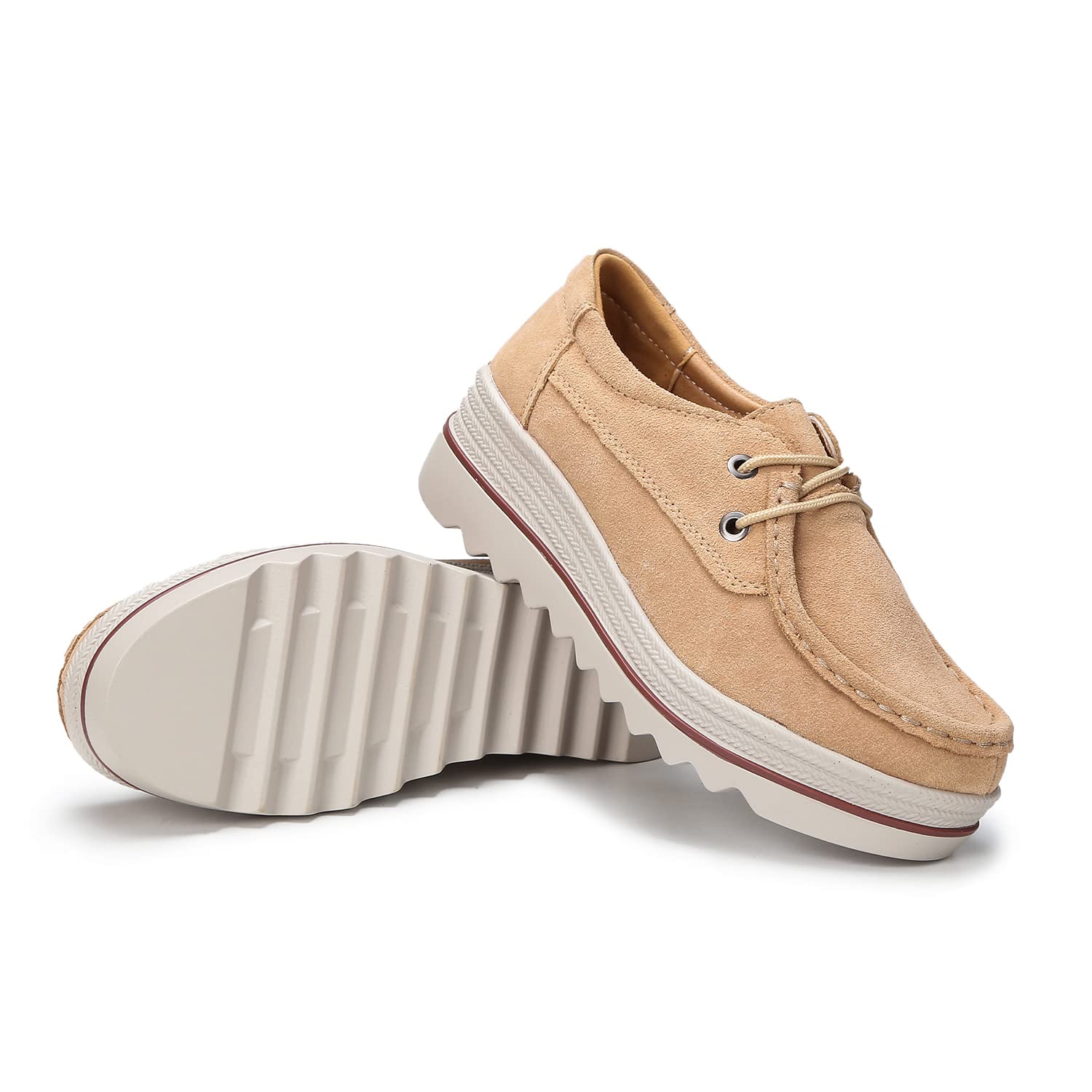 Ruiatoo Women's Slip-On Loafers - Comfortable Thick Soft Platform Shoes for Business Casual & Walking | Office, Travel & Everyday Wear