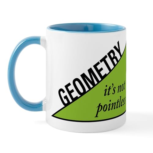 White/Blue Inside - Geometry Mug