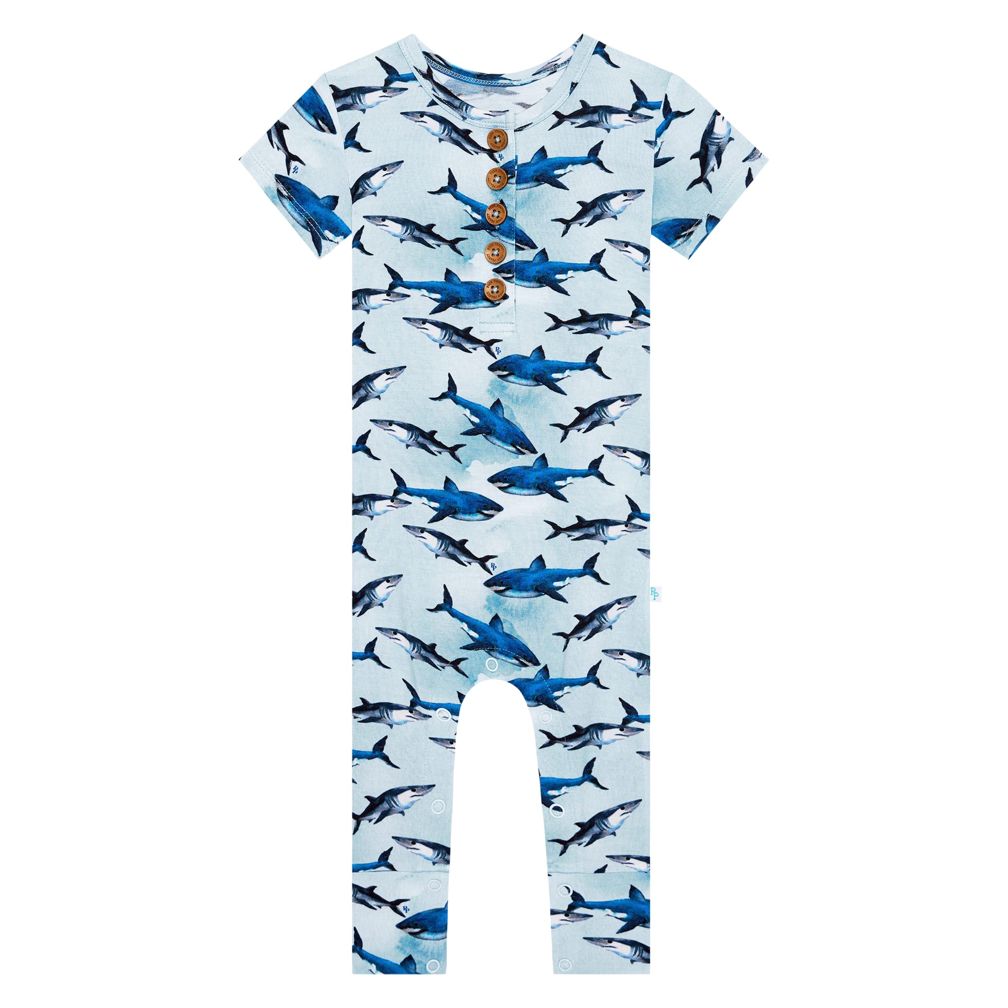 Posh Peanut Baby Rompers & Pajamas - Soft Bamboo Viscose Newborn Sleepers & One-Piece PJs for Boys & Girls - Perfect for Bedtime, Playtime & Photo Shoots