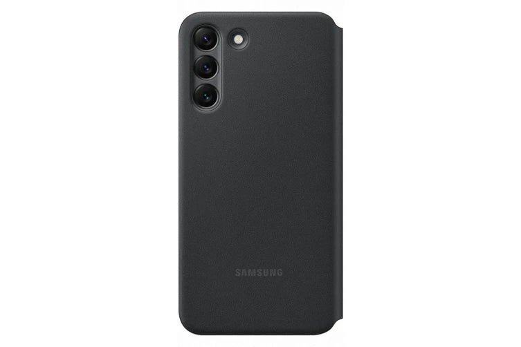 Samsung Galaxy S22 Plus Smart LED View Cover - Black | Protective Case with LED Display for Notifications & Calls | Perfect for Work, Travel & Daily Use