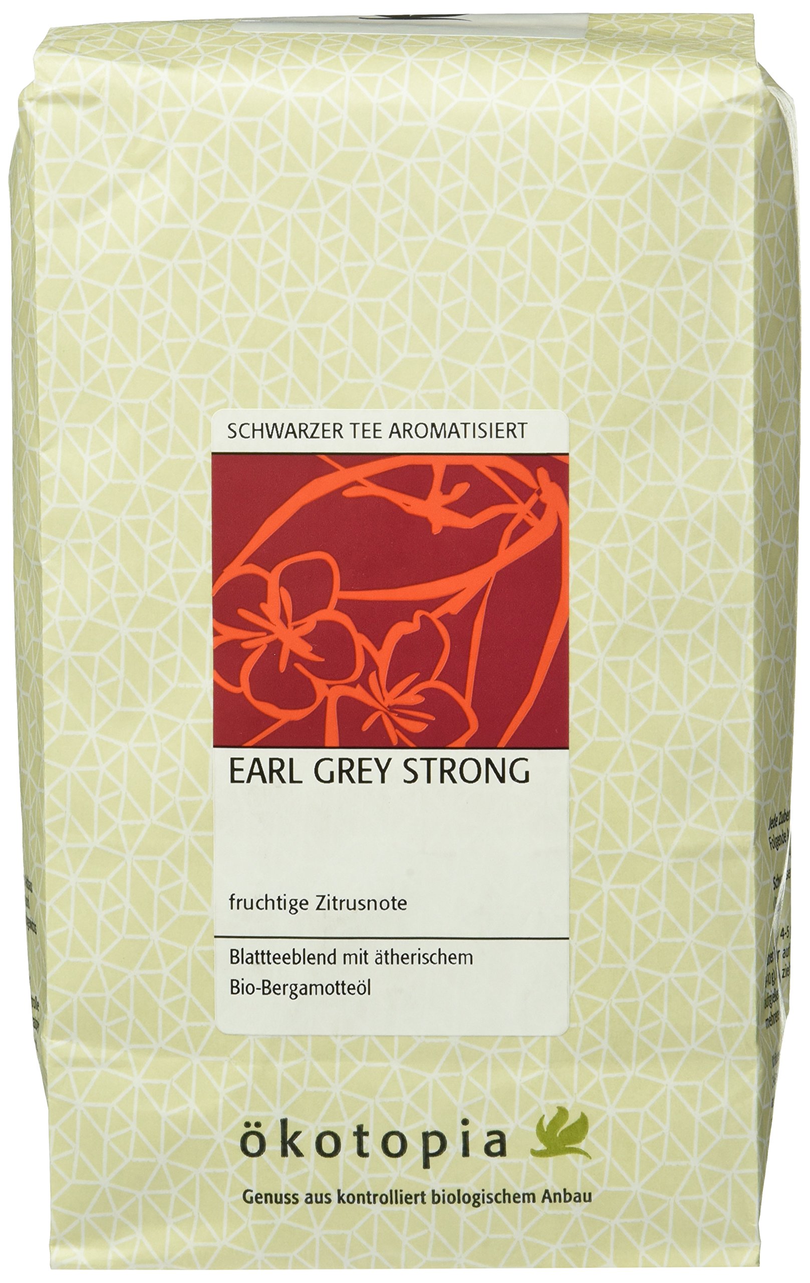 Premium Earl Grey Strong Black Tea - 500g (1-Pack) | Organic & Bold Flavor | Perfect for Breakfast, Afternoon Tea & Relaxation