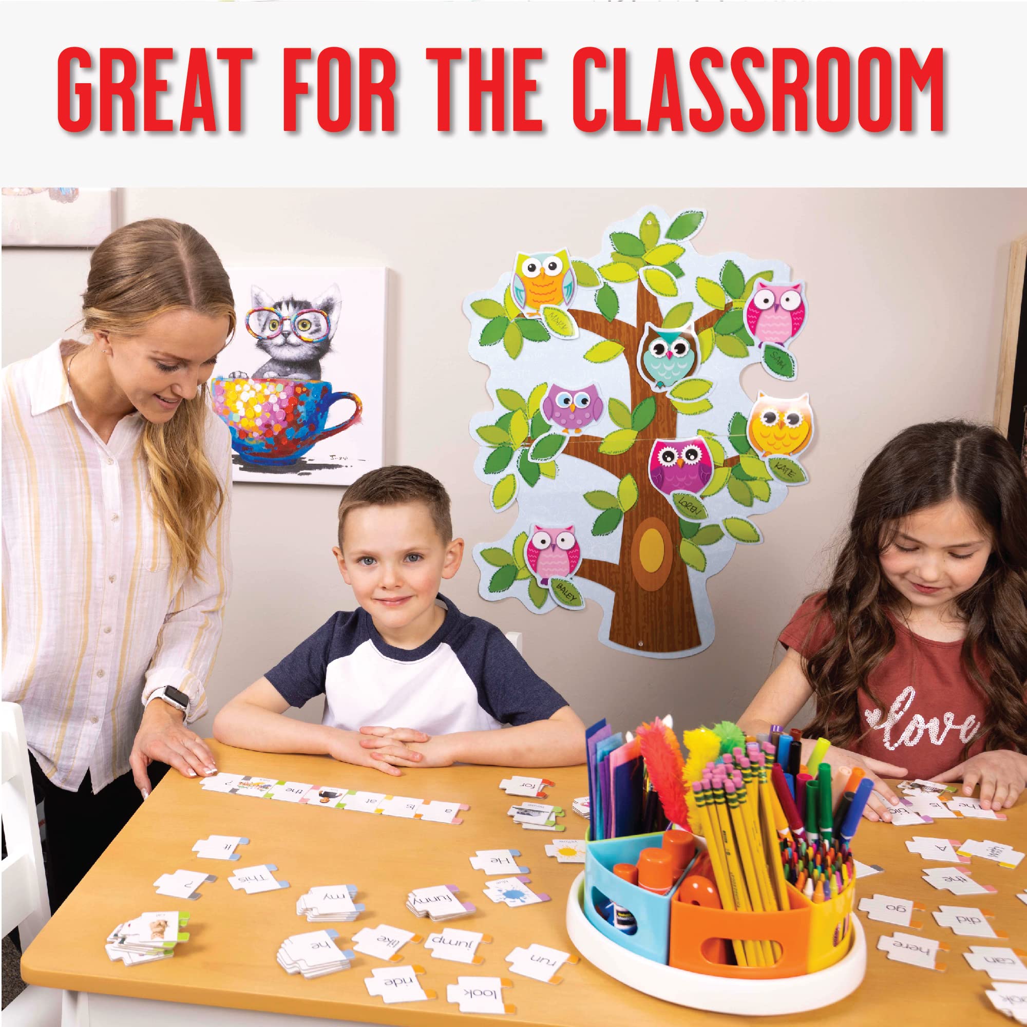 Hapinest Kids Sentence Building Game - Grammar & Speech Therapy for Kindergarten, 1st & 2nd Grade - Perfect for Classroom & Homeschool Learning Activities