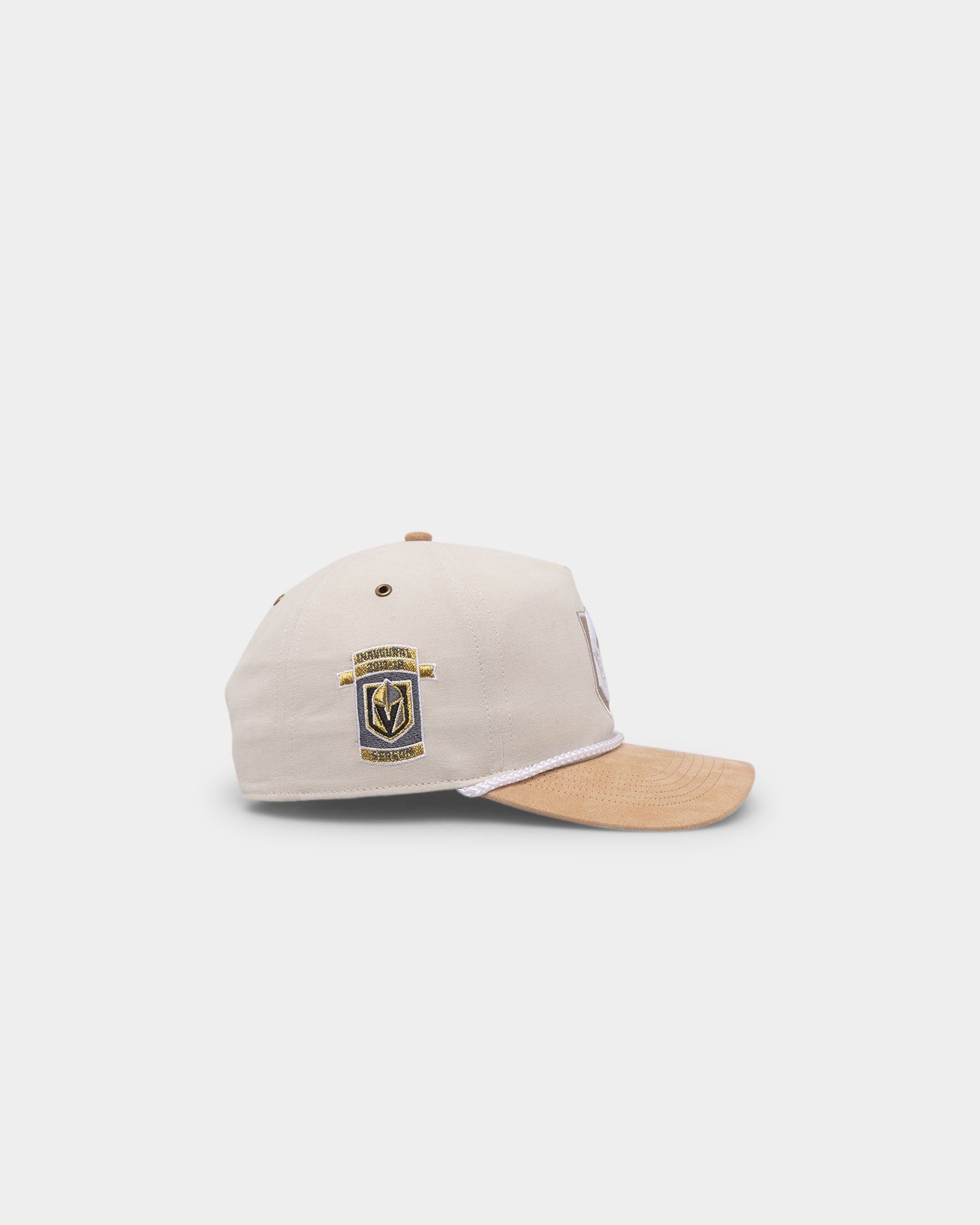 47 Brand Vegas Golden Knights Sand Dune Snapback Adjustable Hat - Bone/Khaki - Official NHL Team Cap for Men & Women - Perfect for Game Day, Sports Events & Casual Wear
