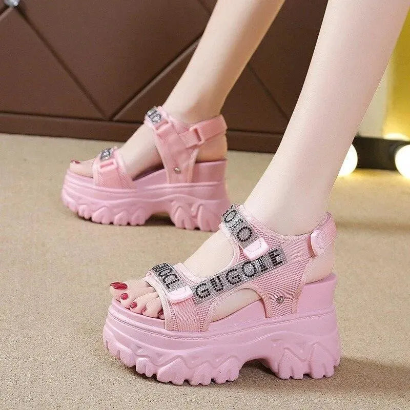 Stylish Open Toe Wedge Sandals for Women - Comfortable Summer Wedge Heels with Arch Support | Perfect for Beach, Wedding & Casual Outfits