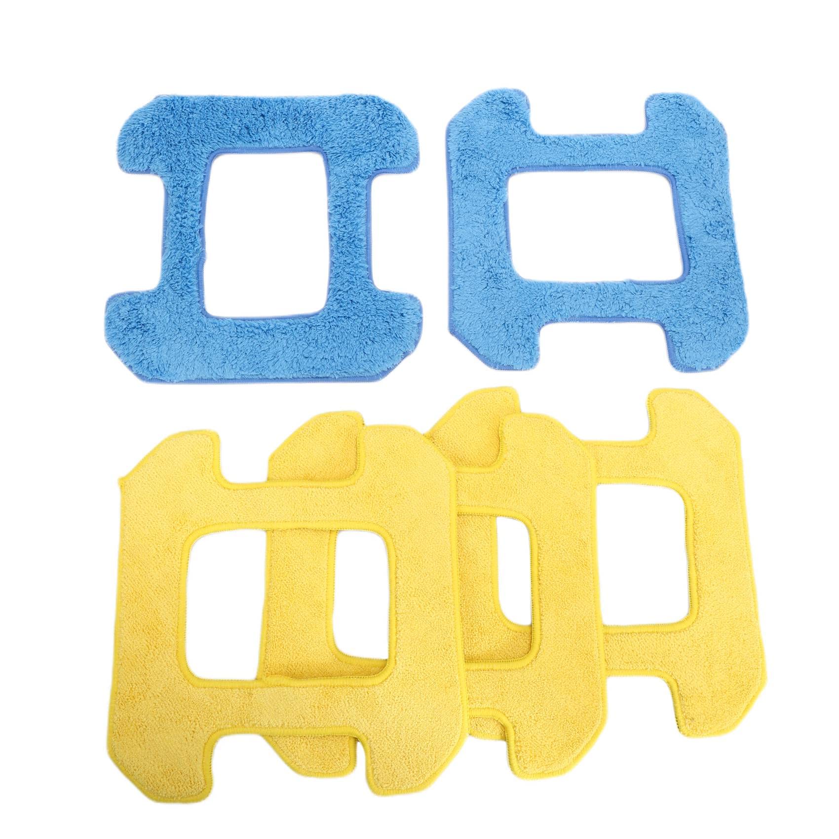 Kamay 3-Piece Wet Cleaning & 2-Piece Dry Mop Pads for Hobot 268 Window Cleaning Robot - Perfect for Streak-Free Glass, Mirrors & Tile Floors