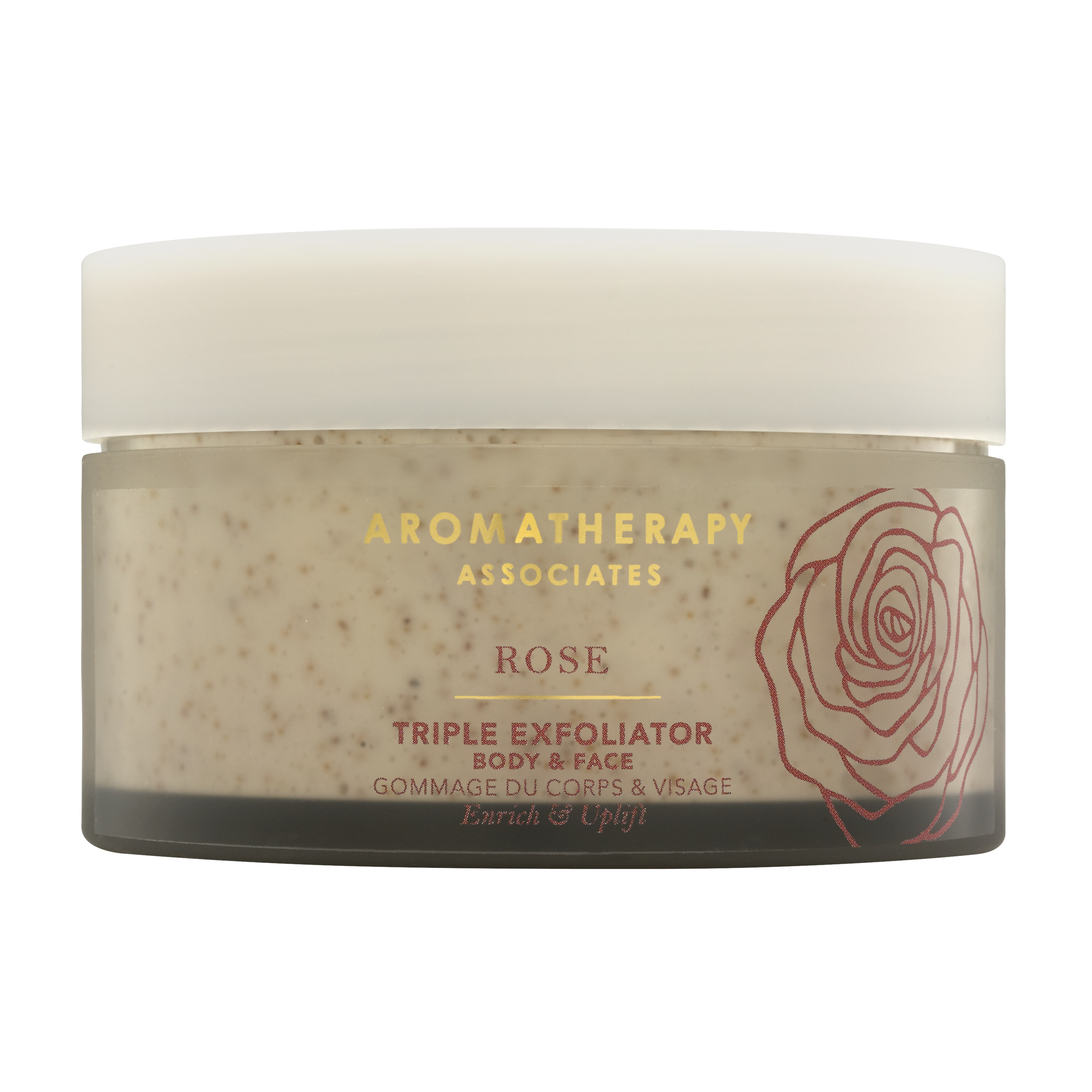 Rose Triple Exfoliator Facial Scrub - Gentle Face Cleanser for Smooth Skin | Perfect for Daily Skincare & Makeup Prep