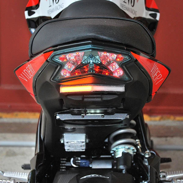Kawasaki Z125 Fender Eliminator Kit (2016-Present) - Lightweight Tail Tidy for Motorcycle Customization & Street Legal Compliance