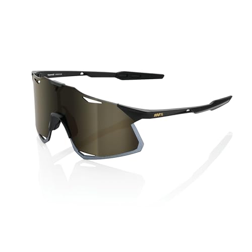Matte Black - Soft Gold Mirror Lens