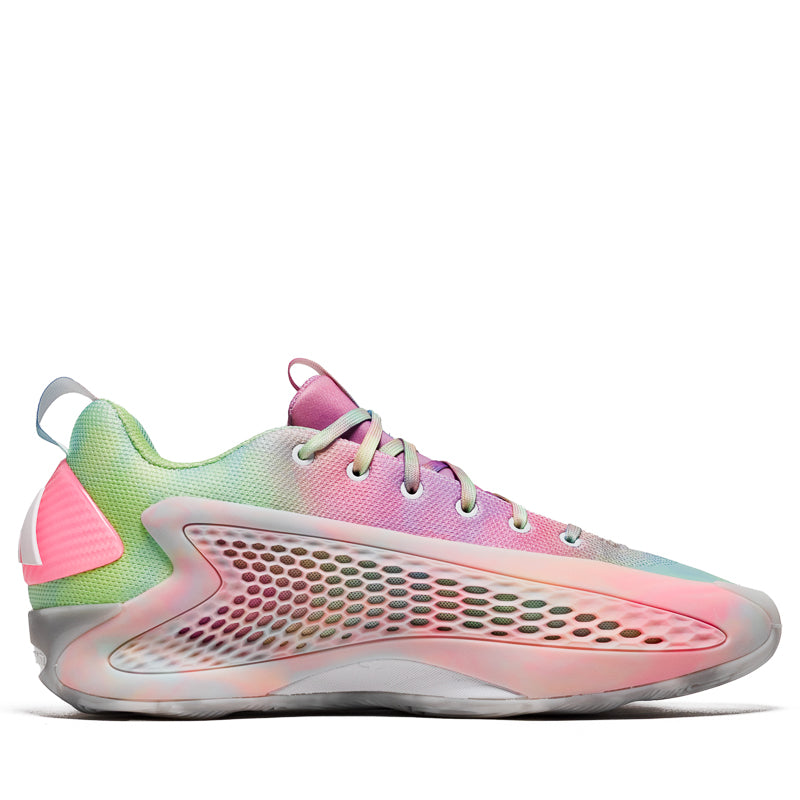 Adidas A.E. 1 Low '3SSB' Basketball Shoes - Core White/Acid Orange - Men's Streetwear Sneakers for Casual Wear & Sports Performance