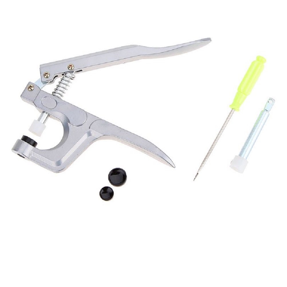 Driak Resin Plastic Snap Fastener Installation Tool - Snap Buckle Press Pliers for Plastic Buttons & Fasteners | DIY Crafts, Sewing, Leatherworking & Clothing Repair Accessories