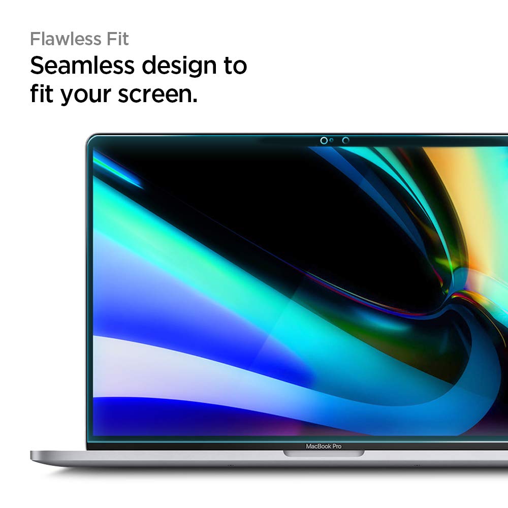 Spigen Tempered Glass Screen Protector for MacBook Pro 13 & MacBook Air 13 - Full Coverage, Anti-Scratch, Ultra Clear - Perfect for Work, Travel & Everyday Use