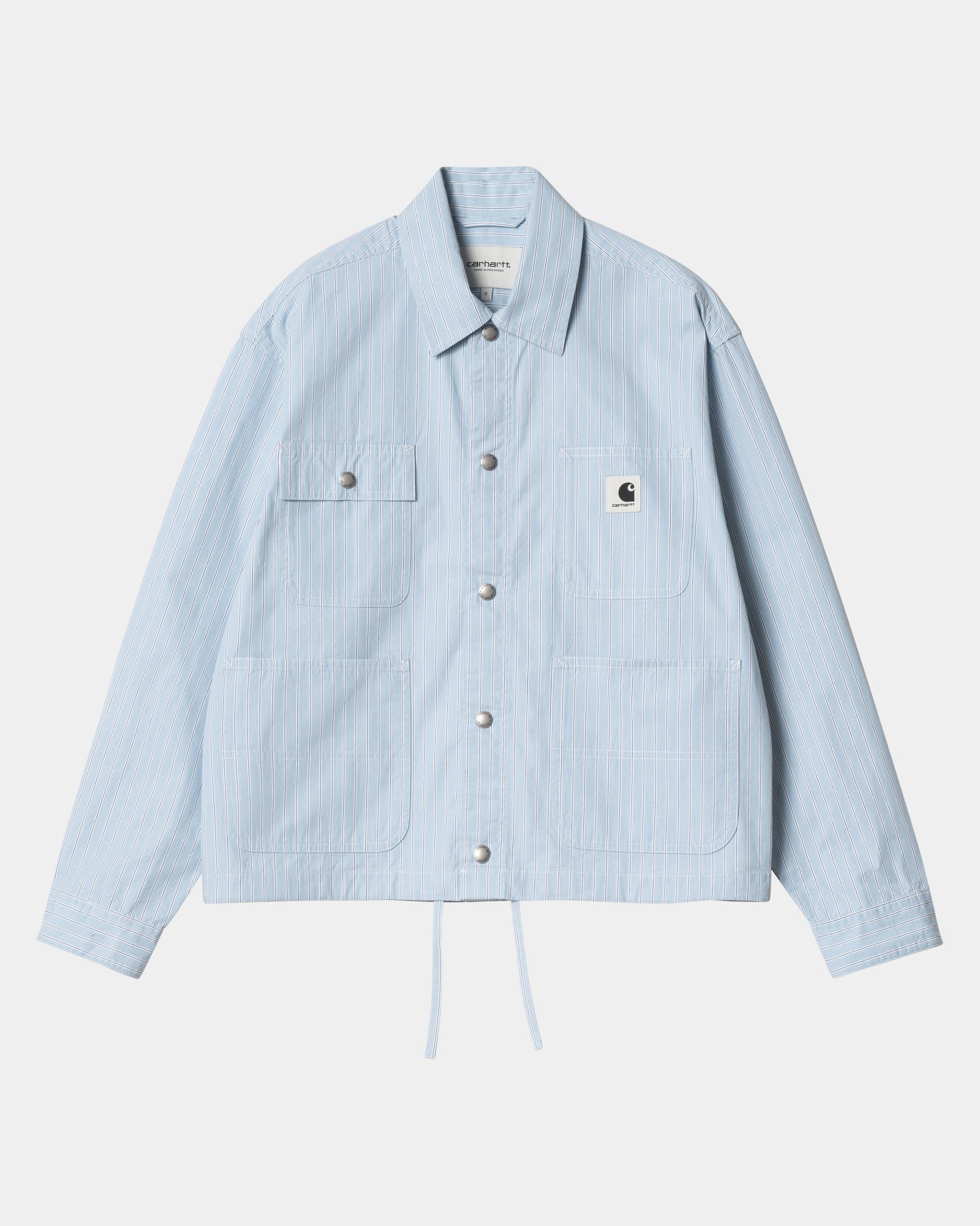 Women's Nota Shirt Jacket - Bluebird Bova Stripe | Lightweight Layering Piece for Spring & Fall | Perfect for Casual Outings, Workwear & Travel