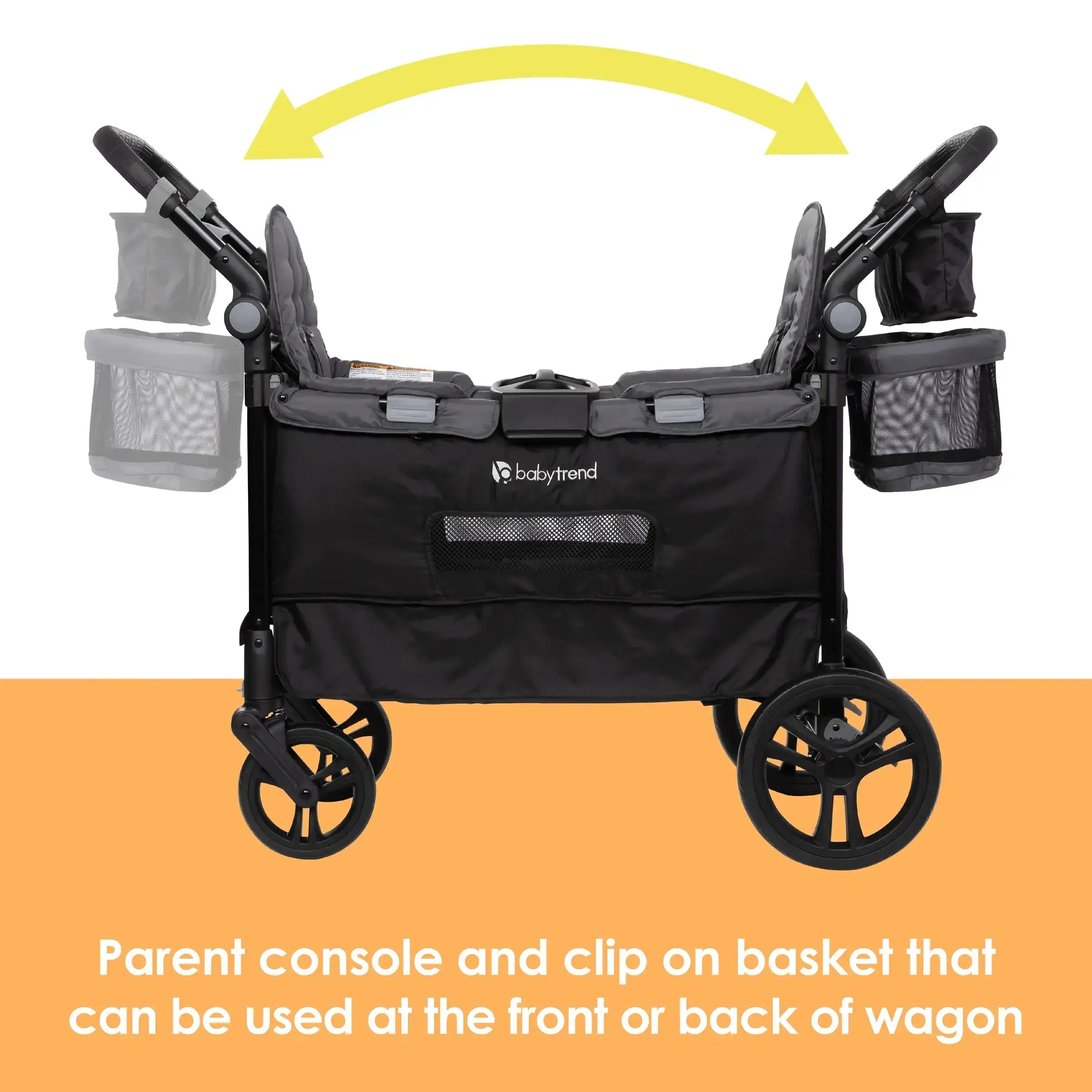 Quest 3-in-1 Stroller Wagon - Desert Black (Walmart Exclusive) | Versatile Baby Stroller & Wagon Combo for Shopping, Beach Trips & Family Outings
