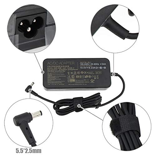 Original Title: 19.5V 9.23A 180W Laptop Charger ADP-180MB F Fit for Asus ROG G750JM G751JM G750JS G75VW G75VX GL502VT G750JW G750JM G750JX G751JL G751JM G752VL G-Series Gaming Laptop AC Adapter    Optimized Title: 180W Laptop Charger 19.5V 9.23A AC Adapter for Asus ROG G750JM G751JM G750JS G75VW G75VX GL502VT G750JW G750JM G750JX G751JL G751JM G752VL G-Series Gaming Laptops - Power Supply Replacement for Home, Office & Travel Use