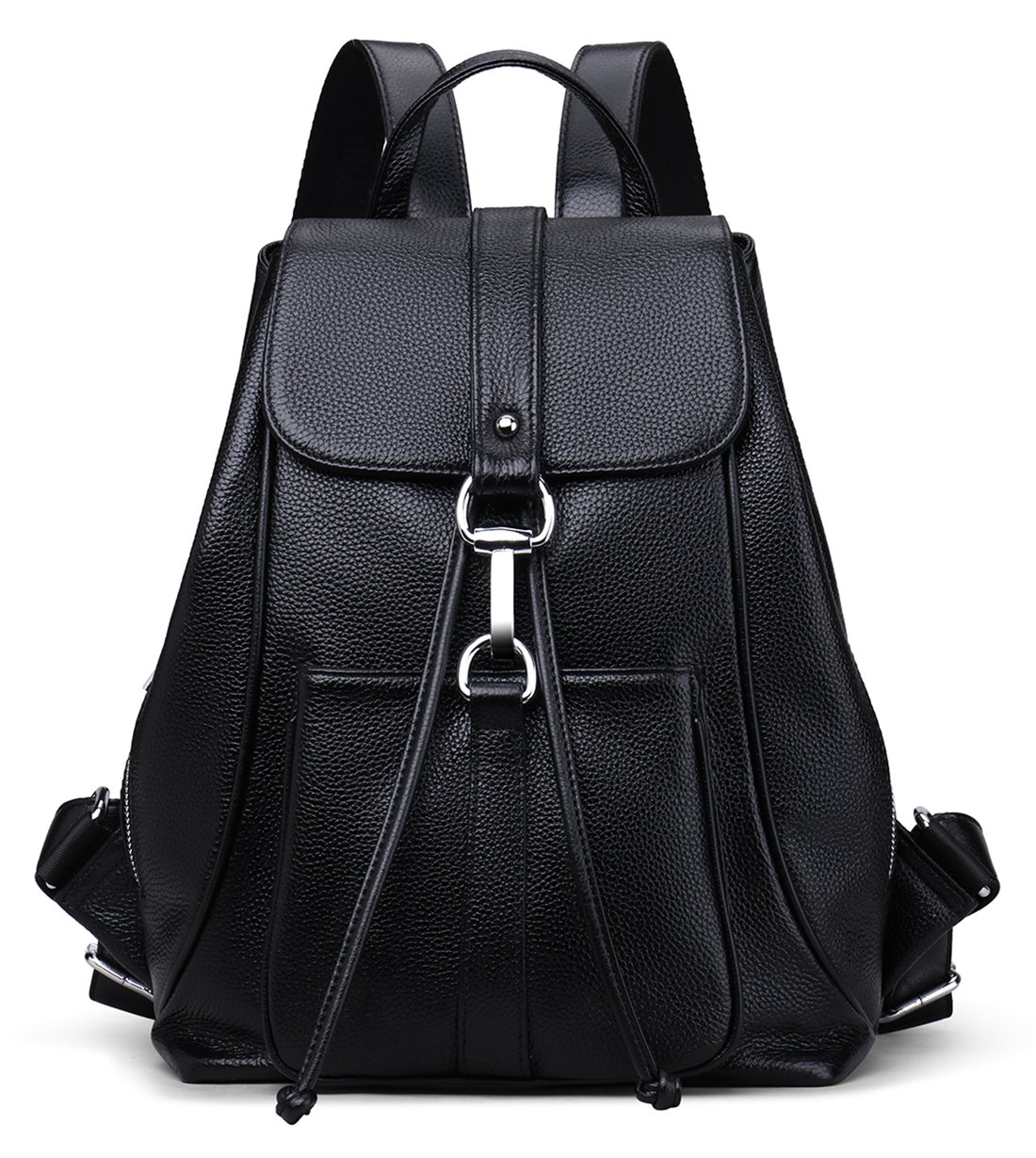 Vintage Genuine Leather Backpack for Women - Stylish School Bag & Travel Purse - Perfect for College, Work & Daily Commute