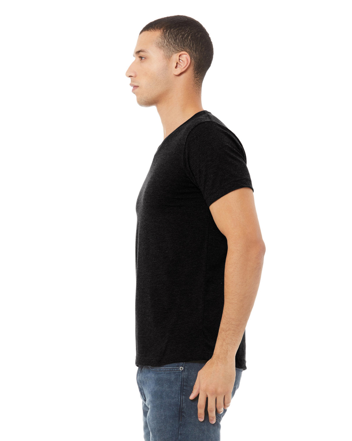 Bella + Canvas 3005CVC Unisex CVC Jersey V-Neck T-Shirt - Soft Cotton Blend Tee for Men & Women - Perfect for Casual Wear, Workouts, and Everyday Comfort
