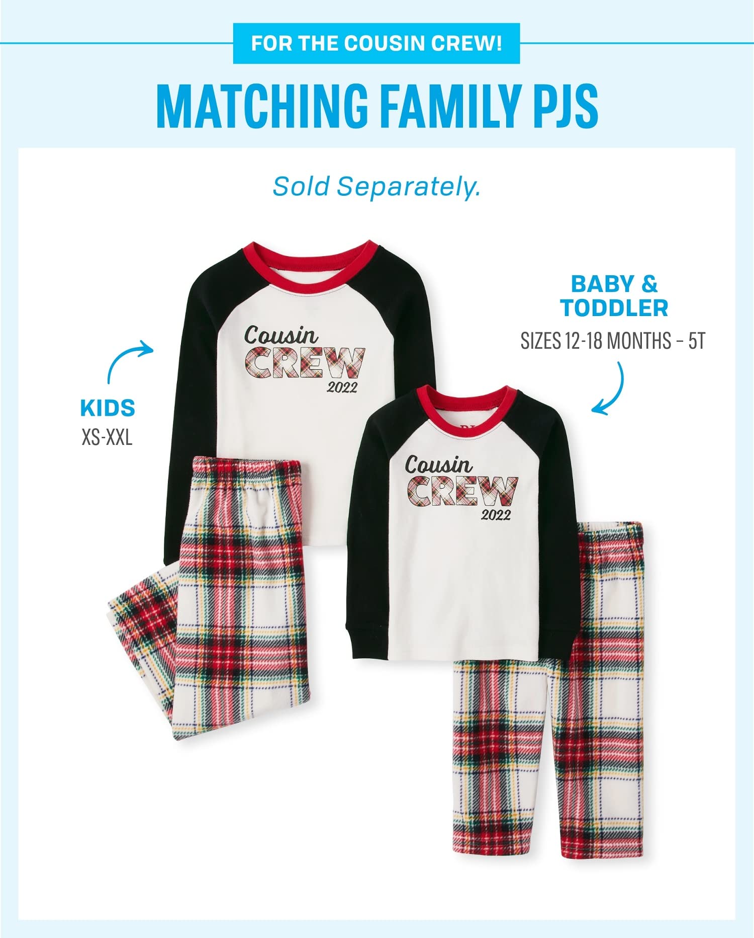 Kids' Christmas Pajama Sets - Fleece Sibling Matching for Holiday Photos