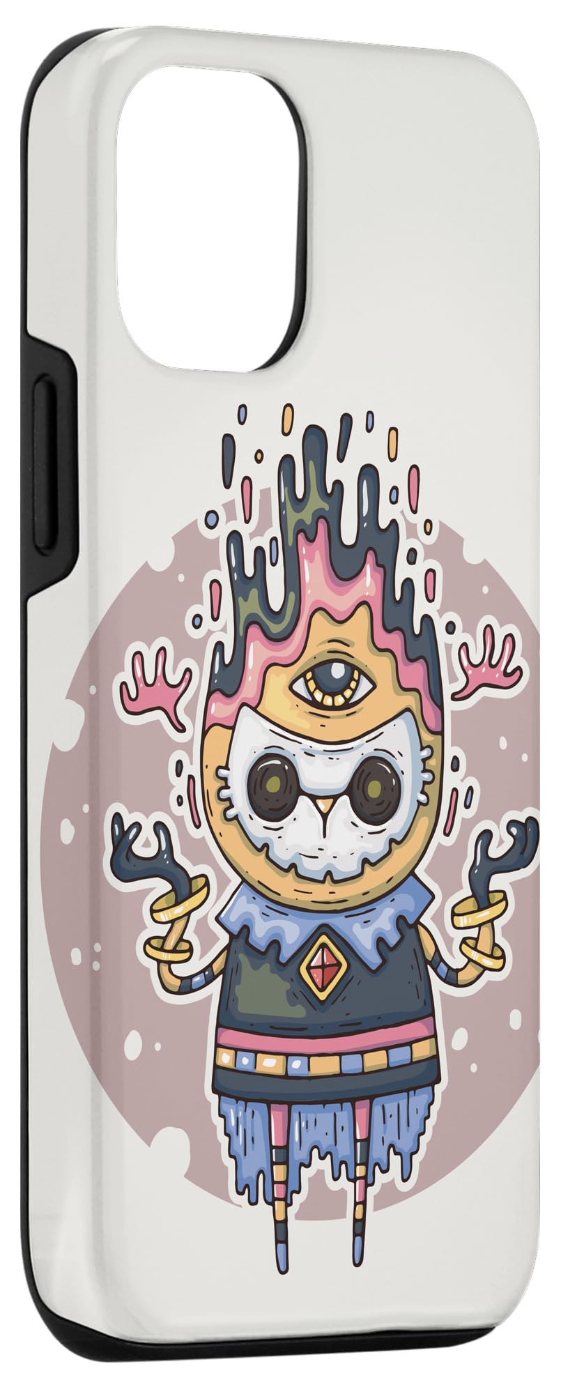 iPhone 12/12 Pro Anime Cat Magic Case - Cute Manga Cartoon Phone Cover for Magicians & Anime Fans - Perfect Gift for Cosplay, Conventions & Daily Use