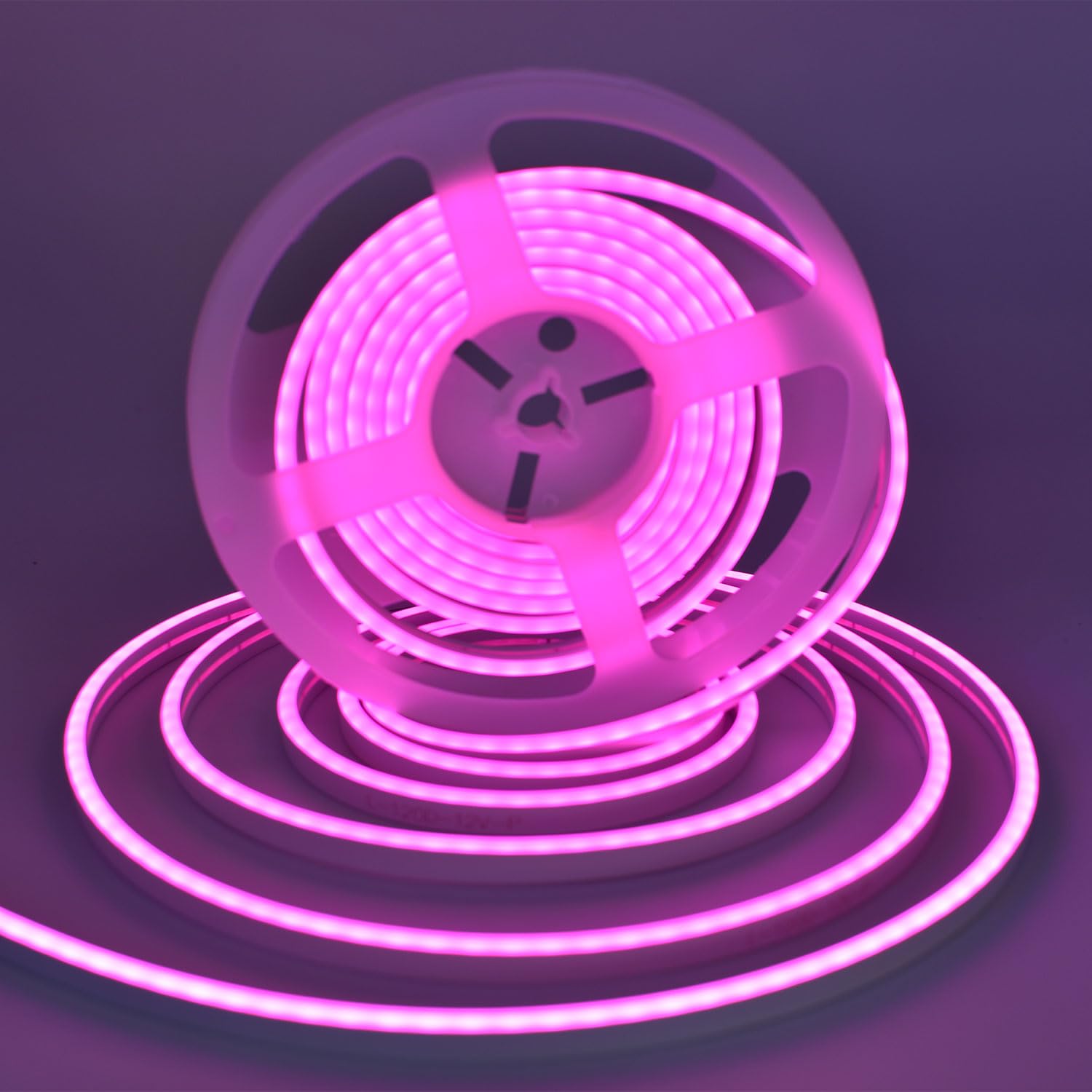 LED Neon Light Rope - 16.4Ft 600 LEDs Flexible LED Strip Lights, 13000LM Bright Outdoor/Indoor Silicone Tape Bar Light, 12V DC for Home Decor, DIY Signs, Wedding, Party & Garden Lighting (Pink) - Perfect for Bedroom, Bar, Cafe, Shop Window Displays & Creative Letter Signs