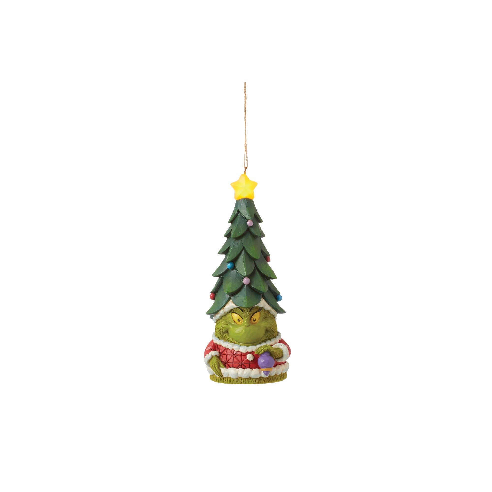 Festive Grinch Gnome with Christmas Tree Hat - Perfect for Holiday Decor, Party Favors & Gift Giving