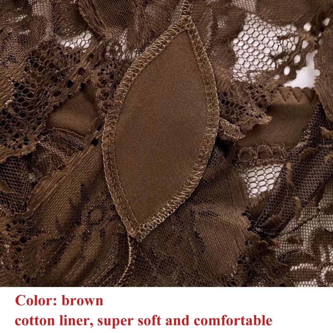 Timothee Women's Lace Boyshorts & Hipster Panties - Soft, Sexy Underwear for Regular & Plus Size - 3/4/8 Pack - Perfect for Everyday Comfort & Date Nights
