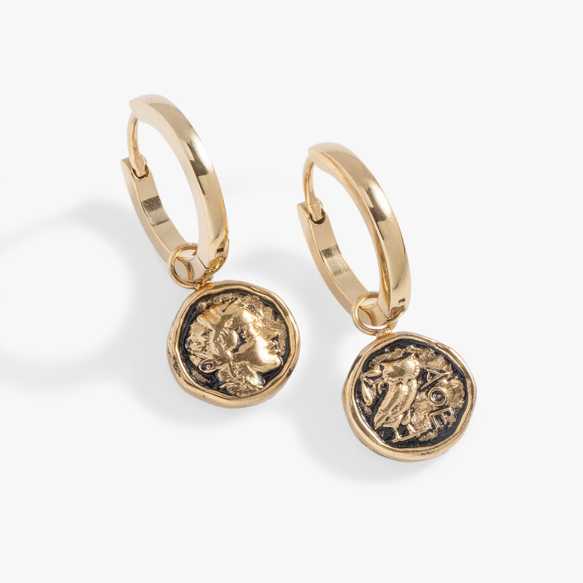 Stylish Coin Hoop Earrings for Women - Trendy Gold & Silver Jewelry - Perfect for Everyday Wear, Parties, and Gifts