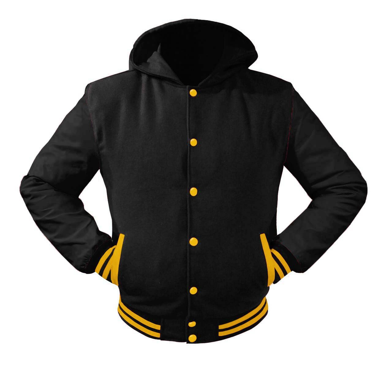 Original American Varsity Letterman College Baseball Jacket - Genuine Leather & Wool Blend - Retro Athletic Style for Men & Women - Perfect for Sports Games, School Spirit Events & Vintage Fashion Outfits