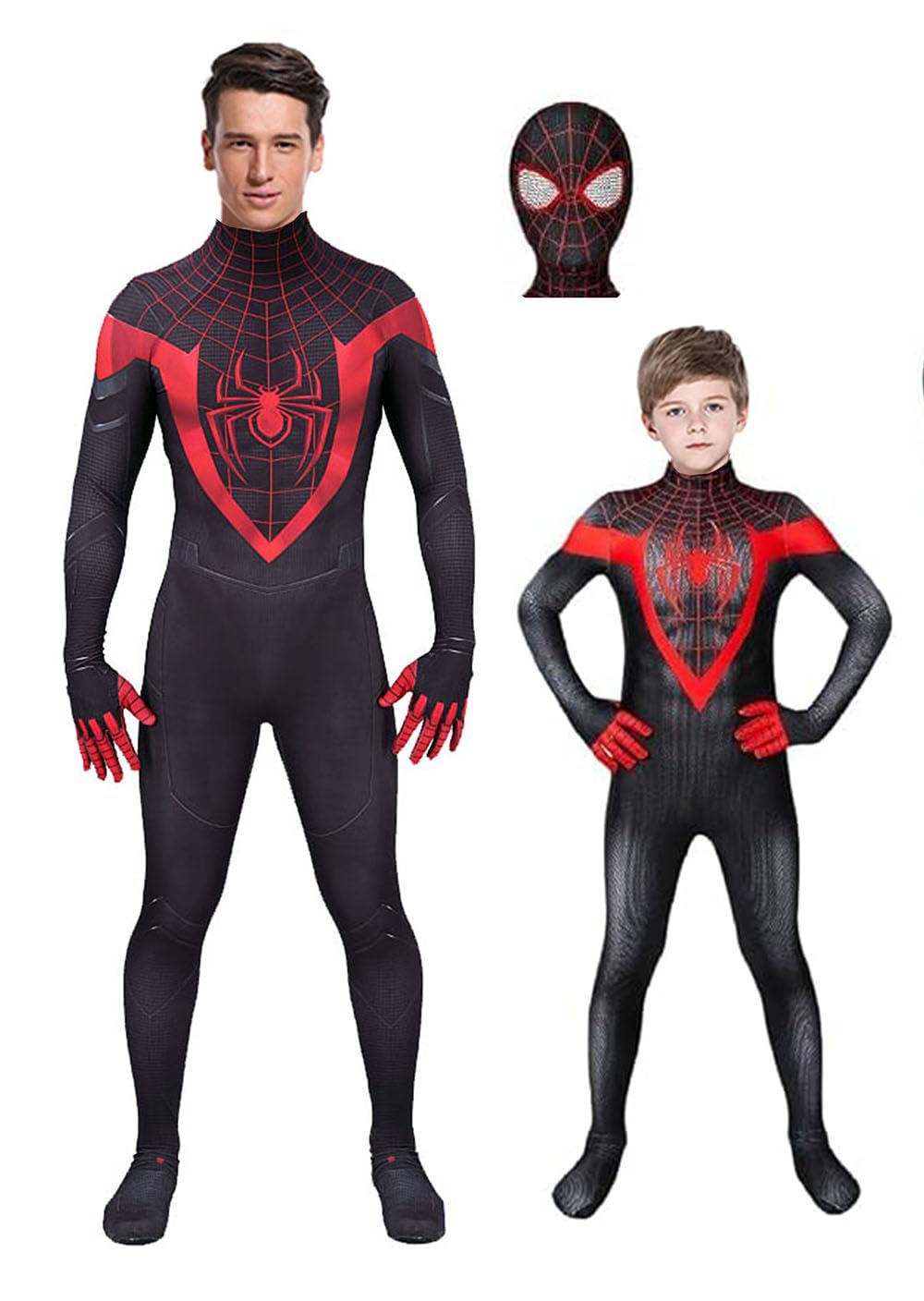 Halloween Costume Cosplay Bodysuit Zentai Outfit for Adults & Kids - Full Body Spandex Suit for Halloween Parties, Cosplay Events & Themed Dress-Up