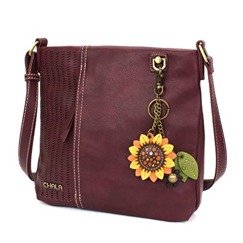 Mini Keychain Sunflower - Plum