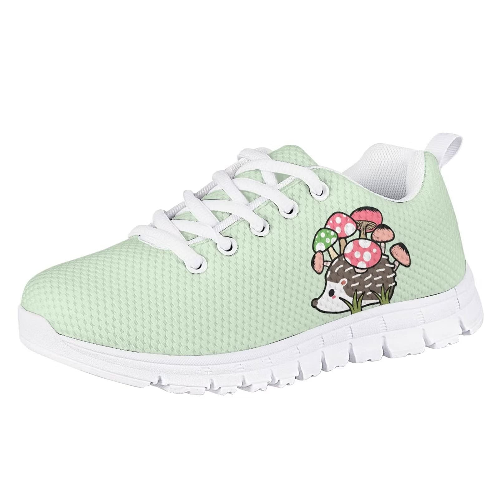 WSKIAN Kids' Running Sneakers for Boys & Girls - Size 1 - Breathable, Non-Slip Rubber Sole - Comfortable Tennis Shoes for Autumn - Perfect for Playground, School & Outdoor Activities