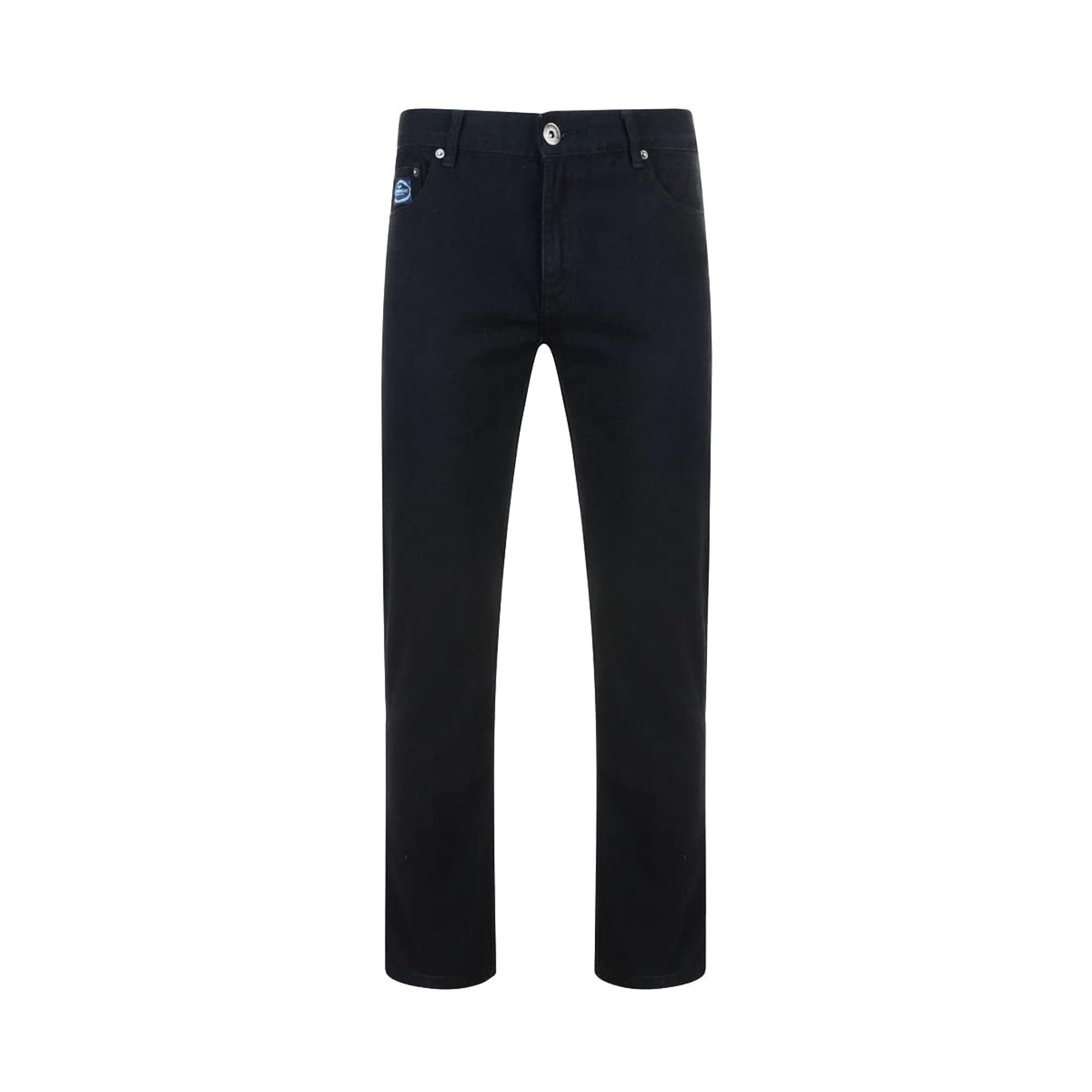 Men's Straight Fit Basic Jeans - Classic Casual & Smart Denim Pants in Black (Size 38W x 30L) | Perfect for Office, Weekend Outings & Everyday Wear
