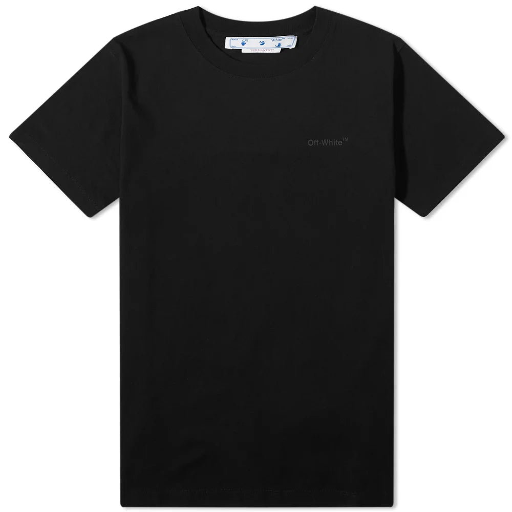 Off-White Diagonal Tab Slim Fit T-Shirt for Men - Trendy Streetwear & Casual Outfit Essential
